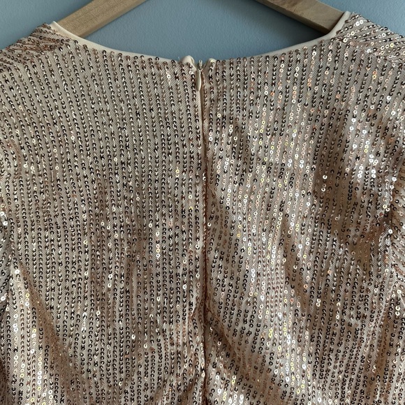 Eilly Bazar Draped Side Ruched Sequin Bodycon Dress - Picture 5 of 6